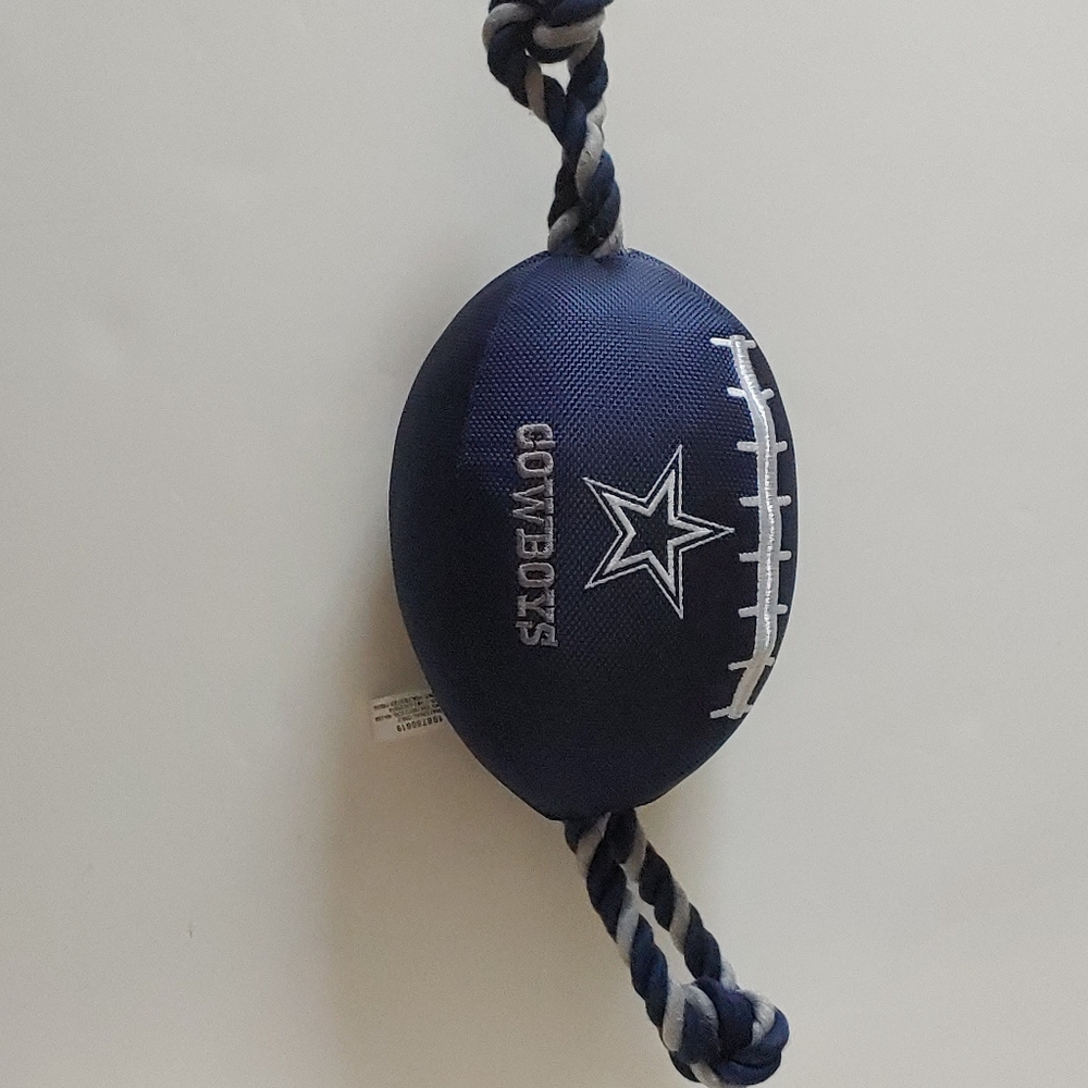 Dallas Cowboys NFL Pet Nylon Football Dog Toy